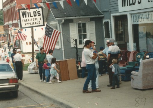 1980s Wild Furn sidewalk sale