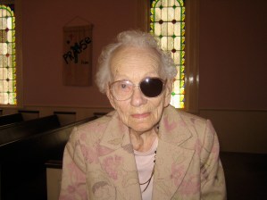 Grandma Wild at church